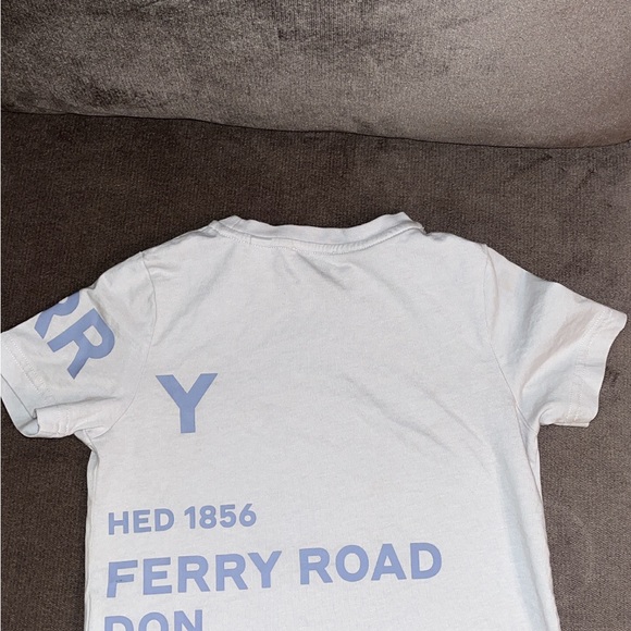Burberry Kids Horseferry Logo Cotton Tshirt - Picture 2 of 3